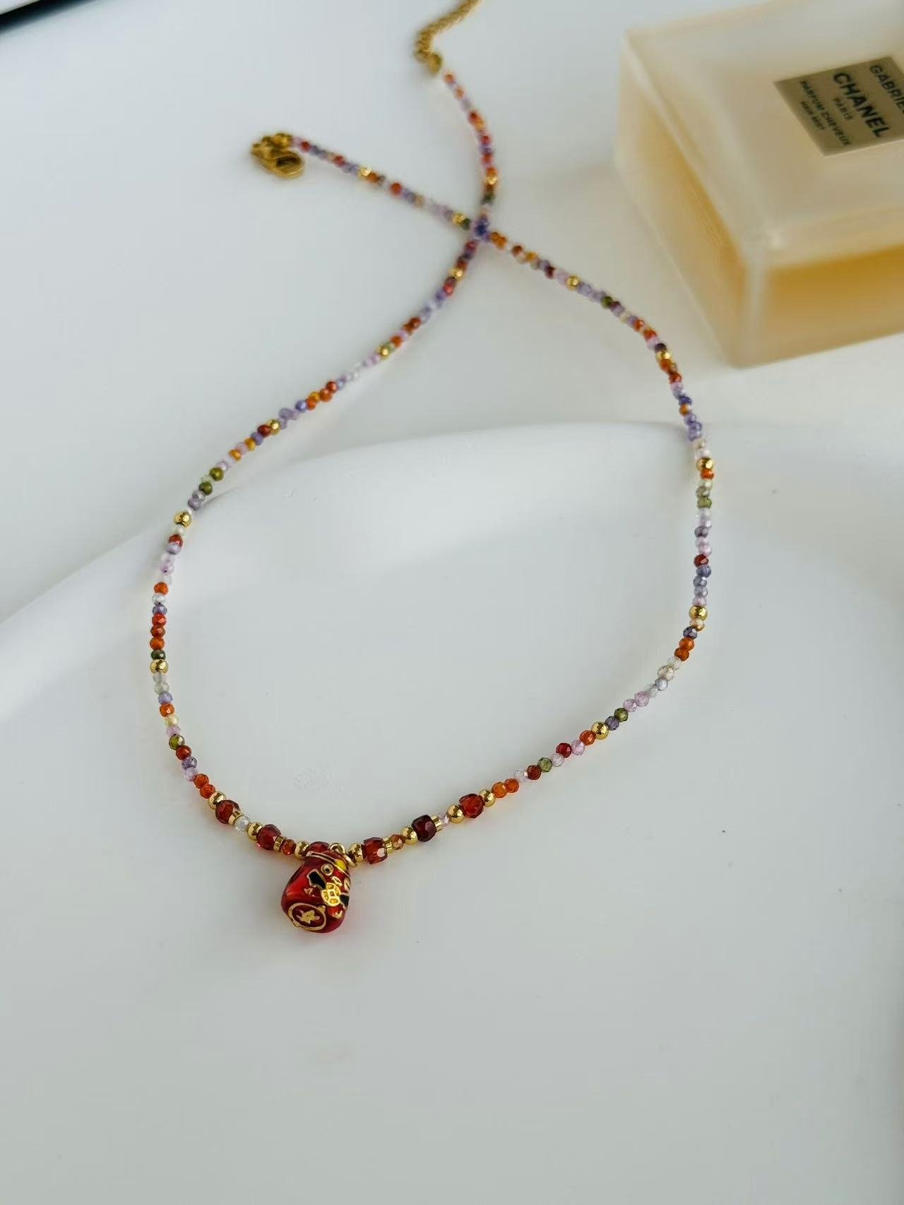 Colored Bead Necklace