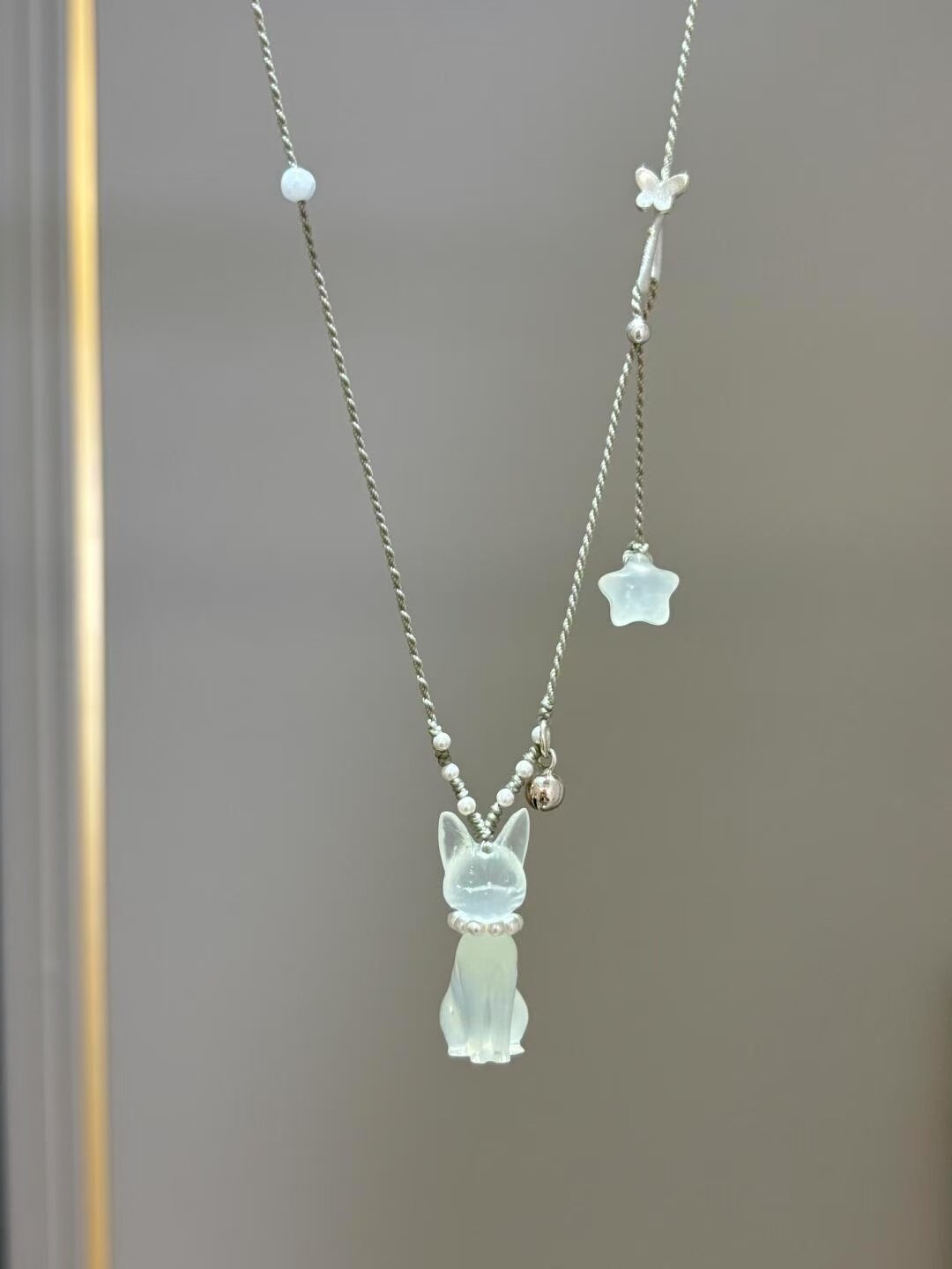 luna Cat rope necklace