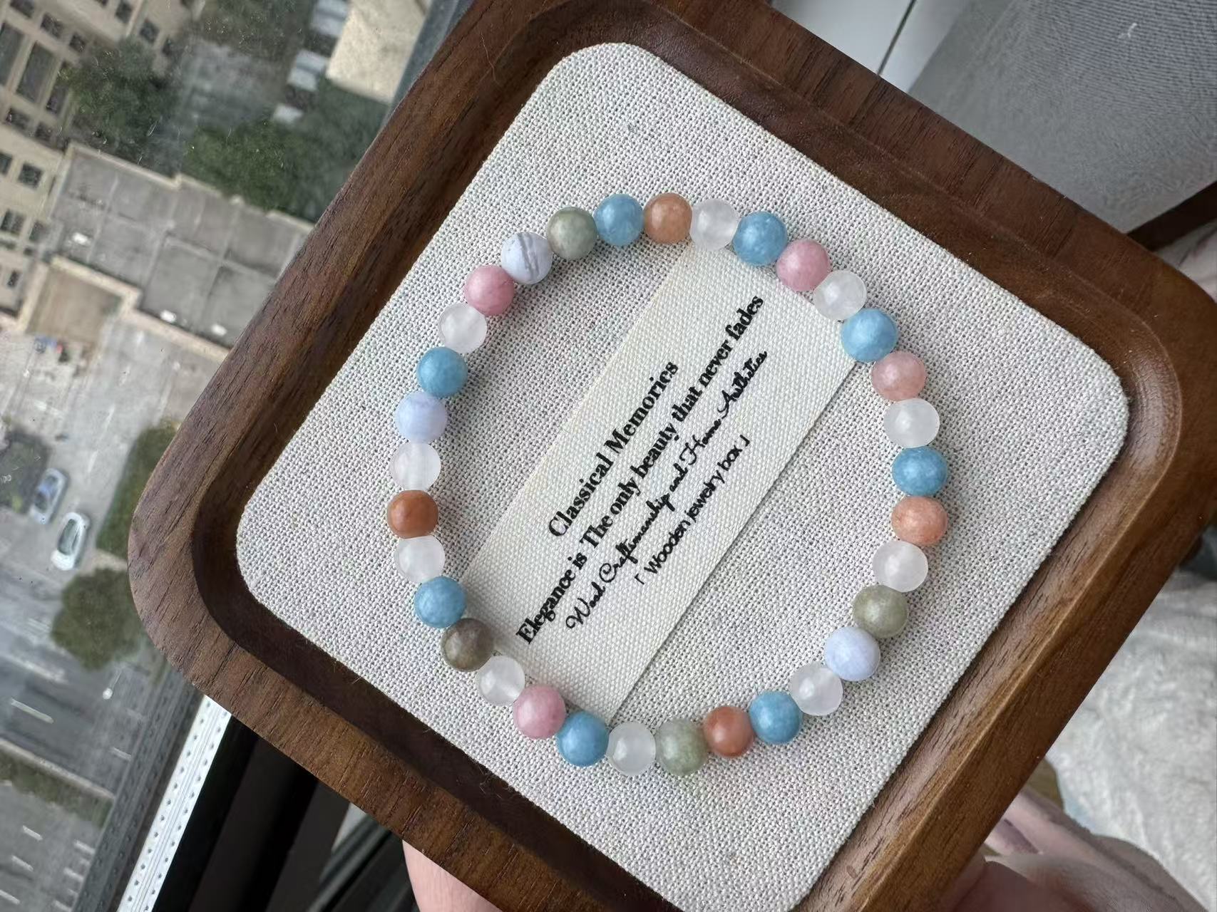 Colorful crystal bracelet