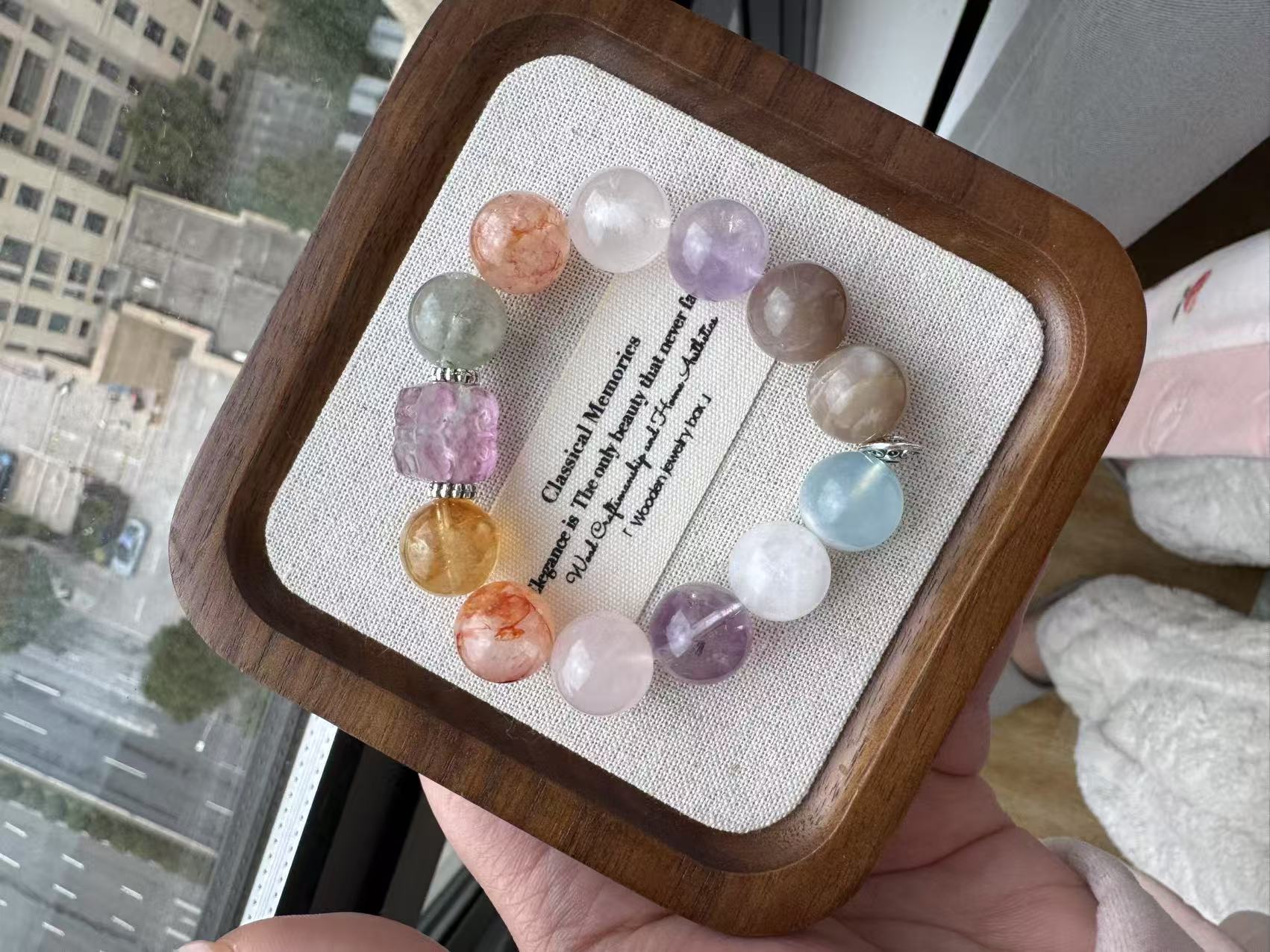 Colorful crystal bracelet