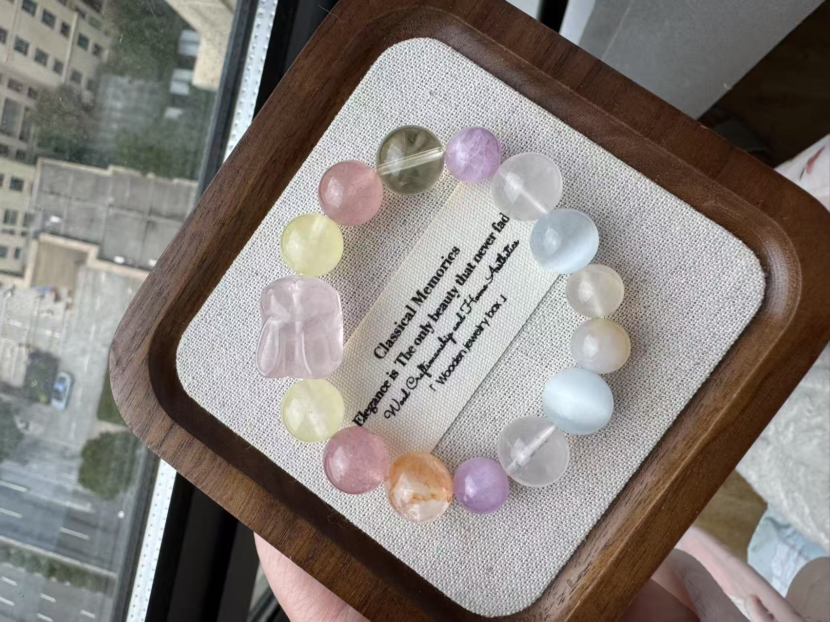 Colorful crystal bracelet