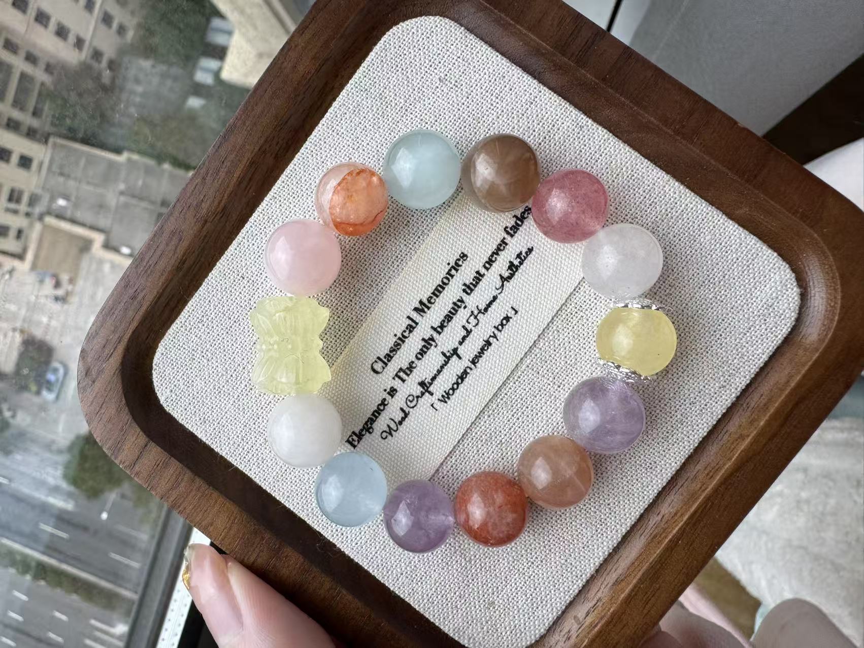 Colorful crystal bracelet