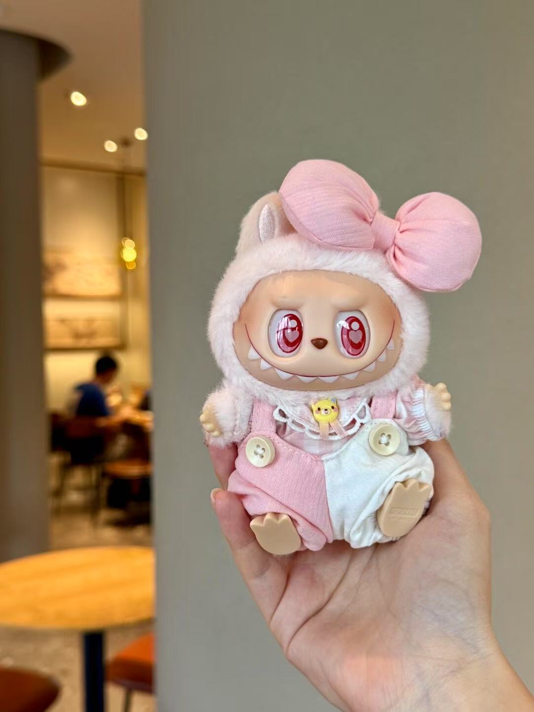 Pink labubu clothes