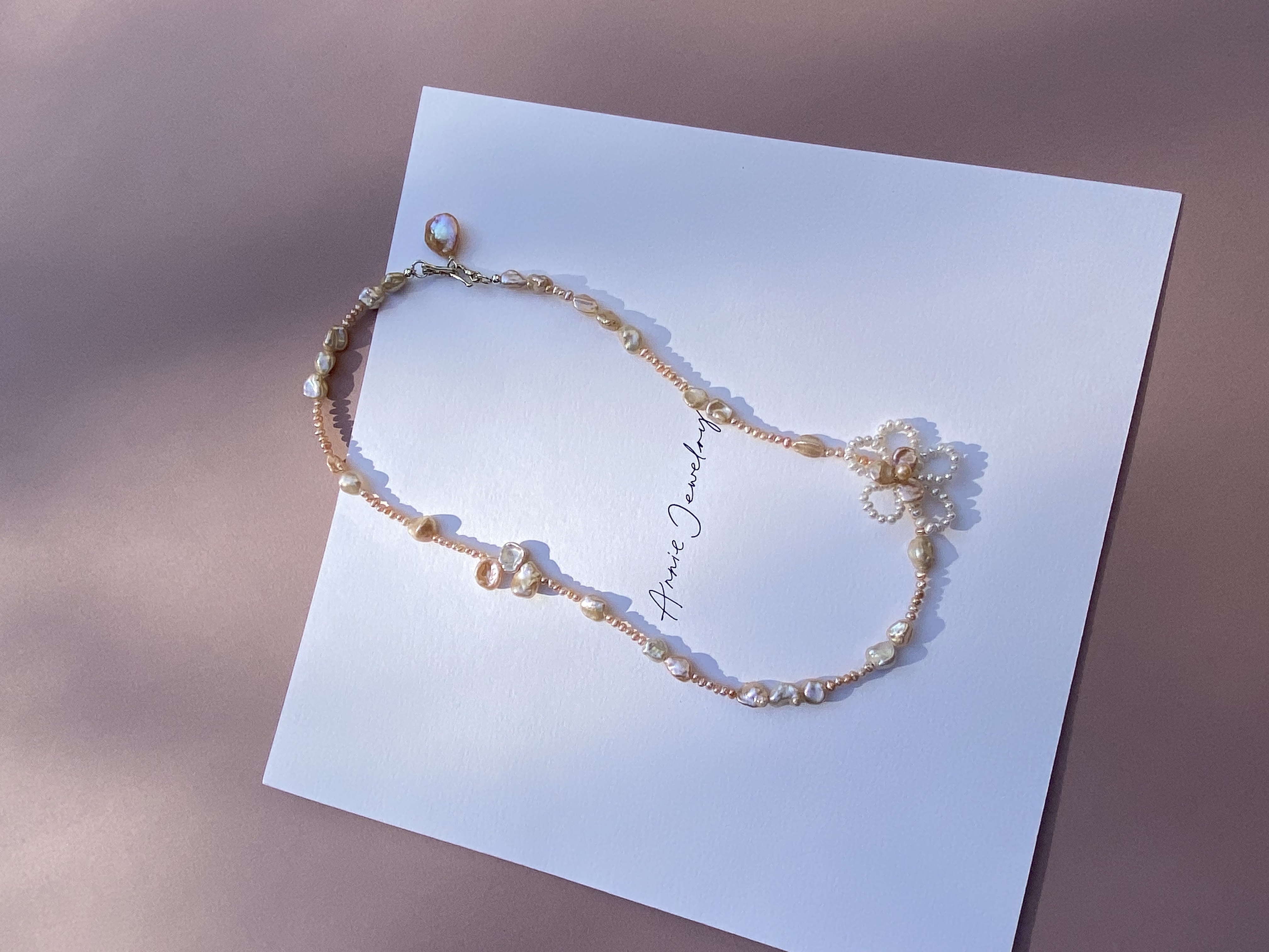 Pearl Flower Necklace