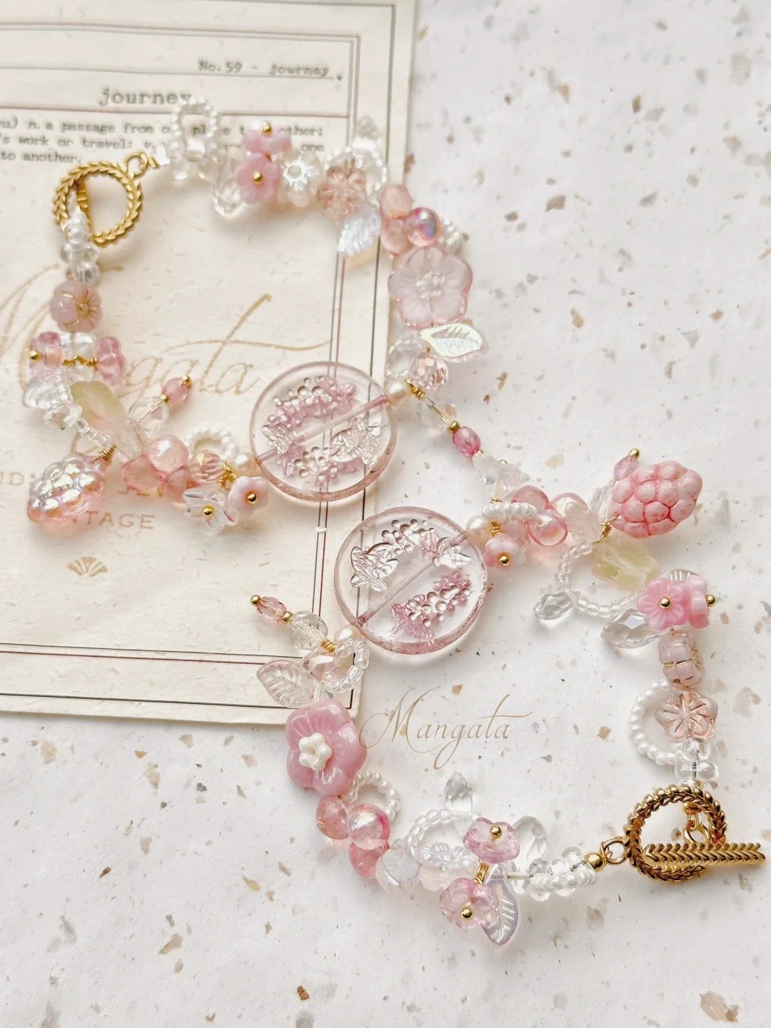 Pink Vineyard Bracelet
