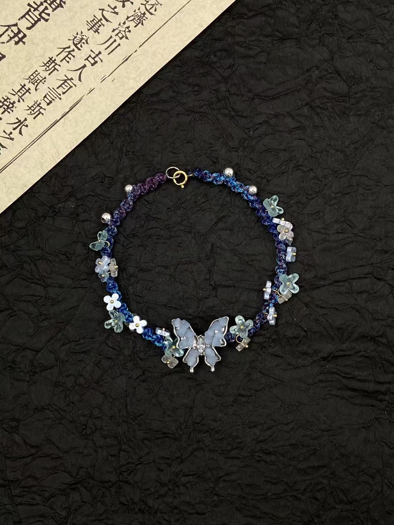 Butterfly Braided Rope Bracelet